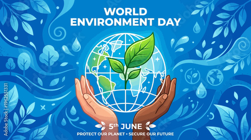 World Environment Day awareness campaign poster.