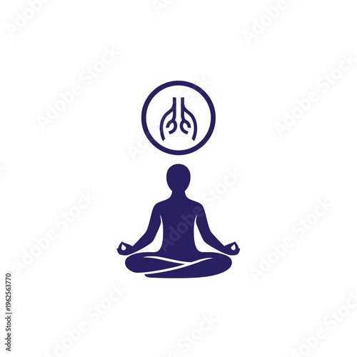 Meditation and yoga practice concept.