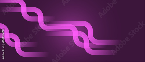 pink color line in dark background. line background design. abstract, geometric, digital, technology, modern background