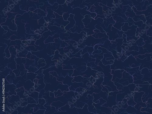 Abstract Wind Flow Field Vector Illustration