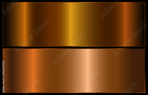 Realistic metallic orange gradient. orange palette. Metallic gradient effect for text design and bulletin boards, infographics.