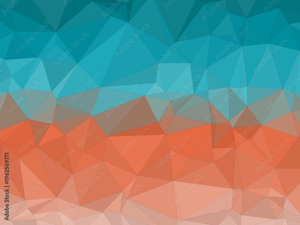 Fototapeta premium Modern Polygon Mesh Abstract Vector Art Background