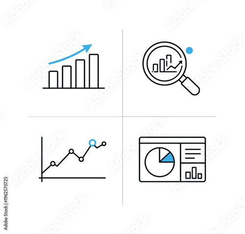 Data analytics and business insights in a clean digital environment emphasizing clarity, measurement, and informed decision making, a bar chart representing performance data, a