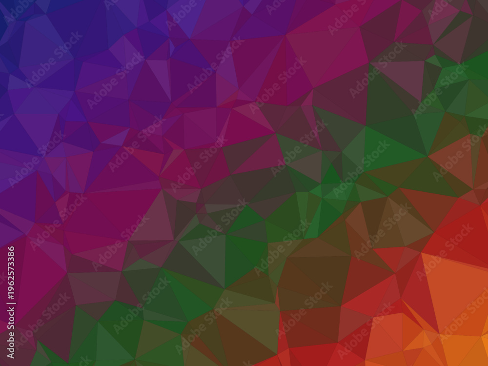 Obraz premium Low Poly Geometric Triangle Abstract Colorful Background