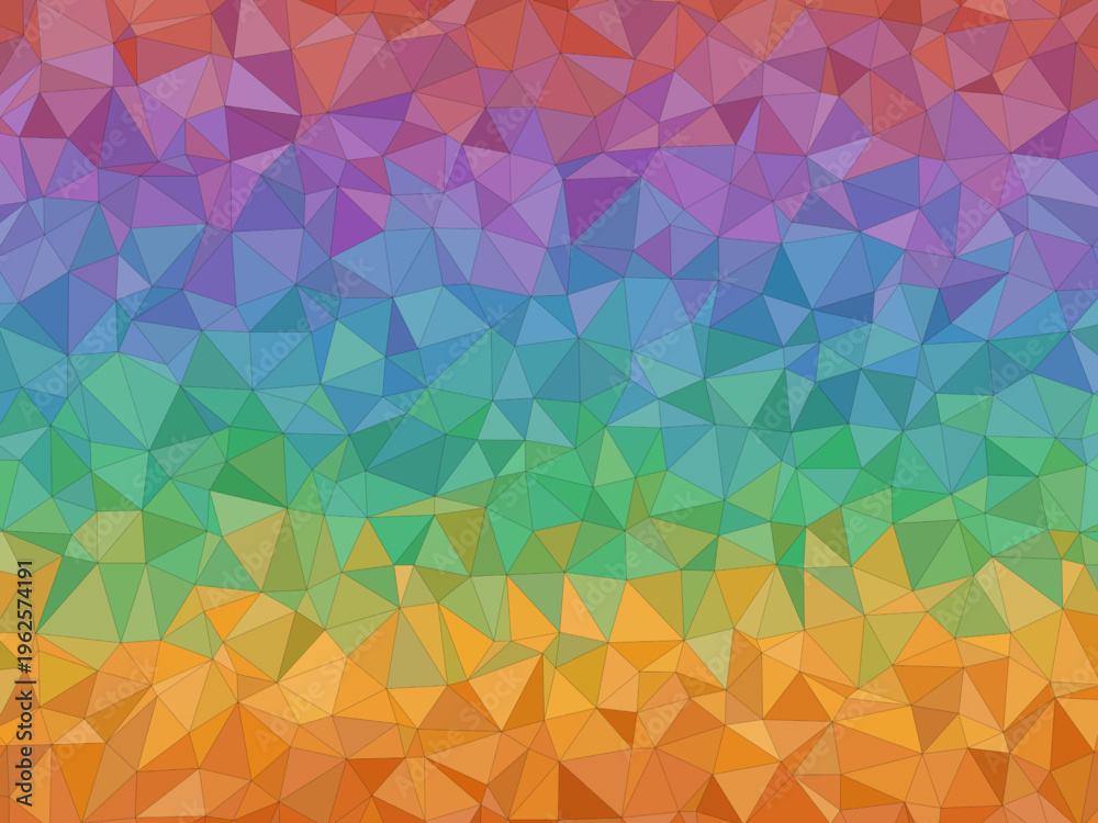 Fototapeta premium Low Poly Geometric Triangle Abstract Colorful Background