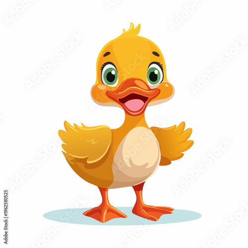 Niedliche kleine Ente