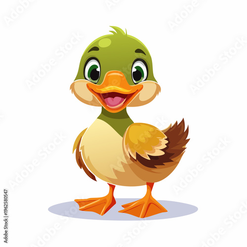 Niedliche kleine Ente