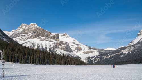 Emerald Lake in winter