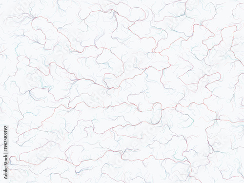 Fluid Motion Particle Trajectories Digital Art