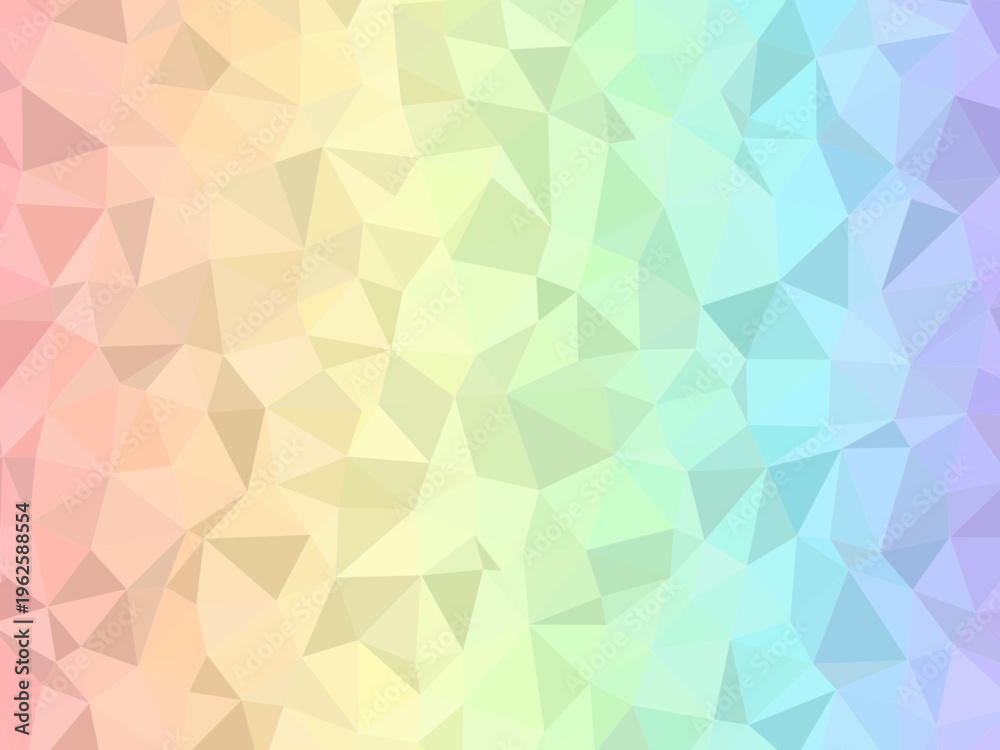 Fototapeta premium Geometric Crystal Grid Vibrant Triangulation Backdrop