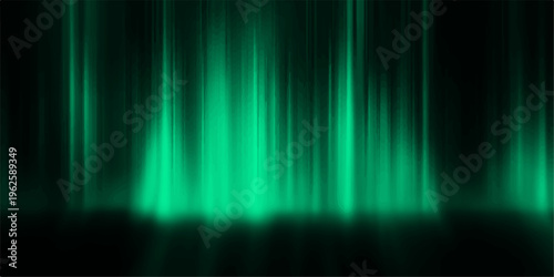 Emerald waves of vibrant energy dance and ripple across the sky, with an atmosphere of awe-inspiring luminescence, showcasing the raw power and beauty of nature.