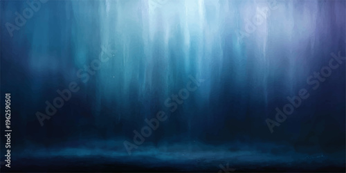 mysterious and captivating, an underwater scene unfolds. a world of tranquil marine, sunbeam, and mesmerizing light streaks.