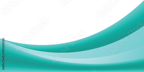 Modern banner background design. Banner template with dynamic wave shapes.