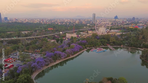 panoramic view of Mexico City
