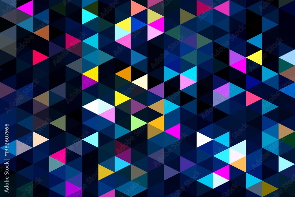 Obraz premium a digital geometric abstract artwork featuring a pattern of interlocking triangles