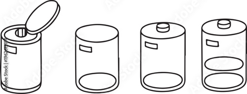 cylinder transformation infographic step by step product design