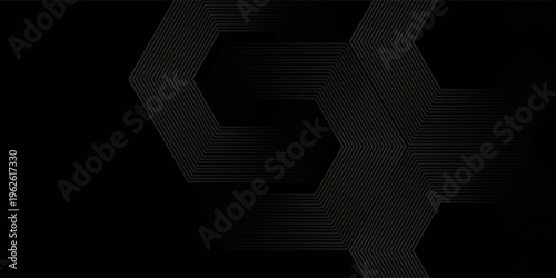 Modern brown abstract horizontal banner background with glowing geometric lines. Suitable for covers, brochures, presentations, pamphlets. vector