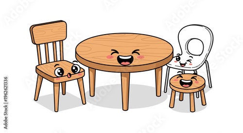 Cute Cartoon Furniture Set