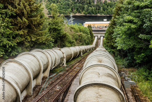 Photos Wendefurth Pumped-storage Power Station penstocks, Saxony-Anhalt state, Germany