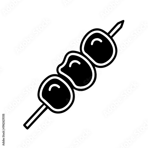 Food skewer icon