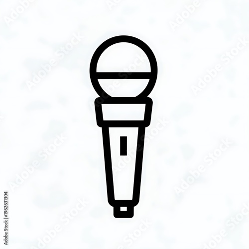 Microphone Icon Music Symbol.