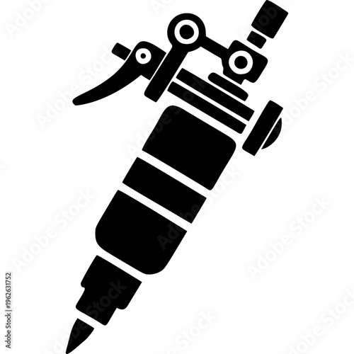 Tattoo Machine Icon Vector