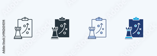 Strategy Multiple Style Icon Collection