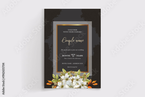 Save the date wedding invitation templates