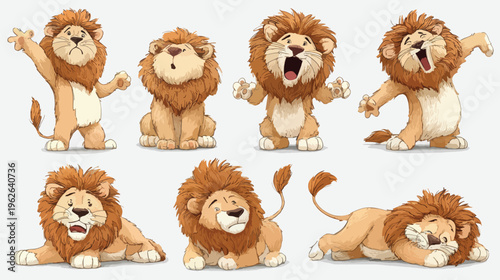 Whimsical Tiger Cub Character Collection.