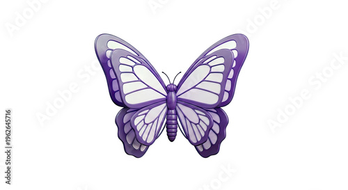 Purple Butterfly Illustration