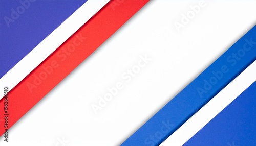 Free Download Red, white, and blue background with diagonal lines for the Abstract concept on a white background design template with copy space - GFXLoad