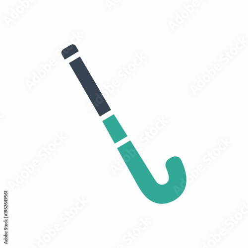 A hockey stick icon, perfect for sports related content. The stick is rendered in a modern, clean style, ideal for use in design projects