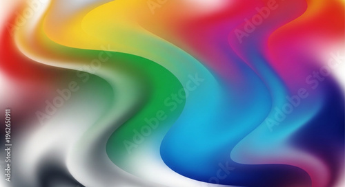 Vibrant Rainbow Colorful Abstract.