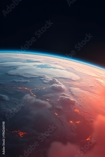 Planet earth seen from space