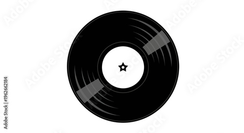 Vinyl Record Image, Photography, Music, Audio, Retro, Vintage, Sound, Disc, Album, Black, Isolated