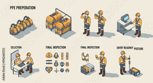 PPE Preparation Process for Industrial Safety.