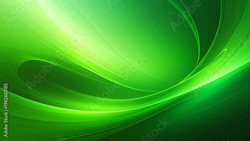 Green Abstract Light Background Video.