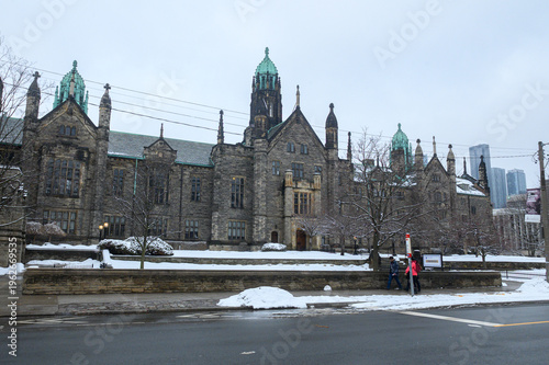 University of Toronto, Canada, during the winter season.