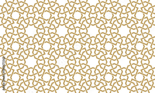 Seamless geometric pattern in authentic arabian style.