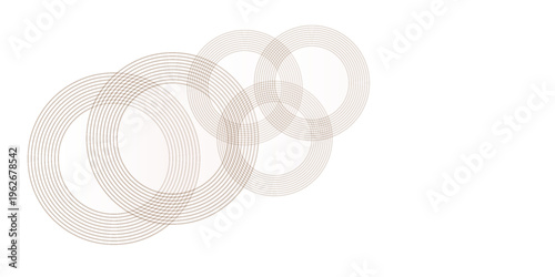 Abstract white background with red circle lines. Digital future technology concept.epa.10