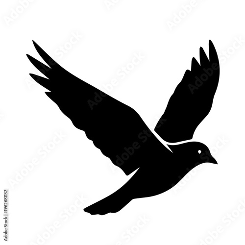 Bird Silhouette Flying Freedom