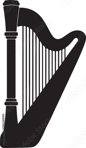Harp Silhouette