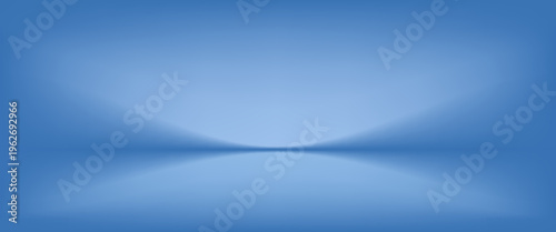 Blue gradient background banner with copy space, place for product advertisement, text, etc.