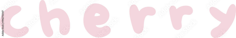 Obraz premium Cute Cherry Blossom Clipart Set