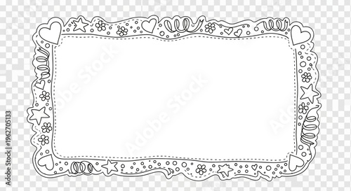 Ornate Rectangular Frame Border.