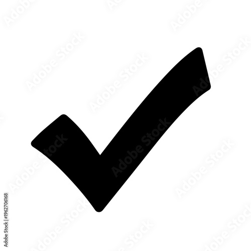 Black check mark icon