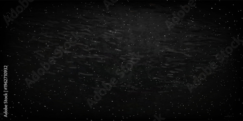 Abstract Dark Underwater Light Rays with Floating Particles