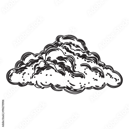 Hand Drawn Cloud Art