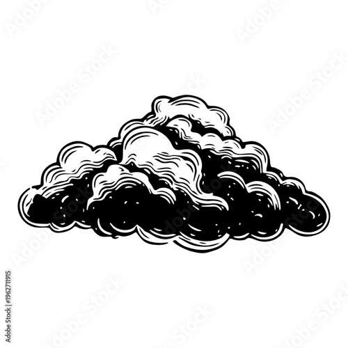 Hand-drawn cloud illustration