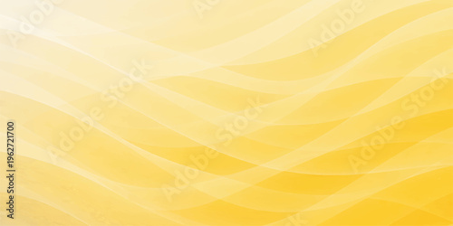 An abstract yellow and orange vector background featuring a bright gradient wave with golden lines and energy motion shapes for a modern wallpaper texture